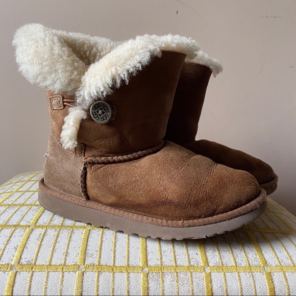 UGG Other - UGG Bailey Button II Shearling Tan Boots